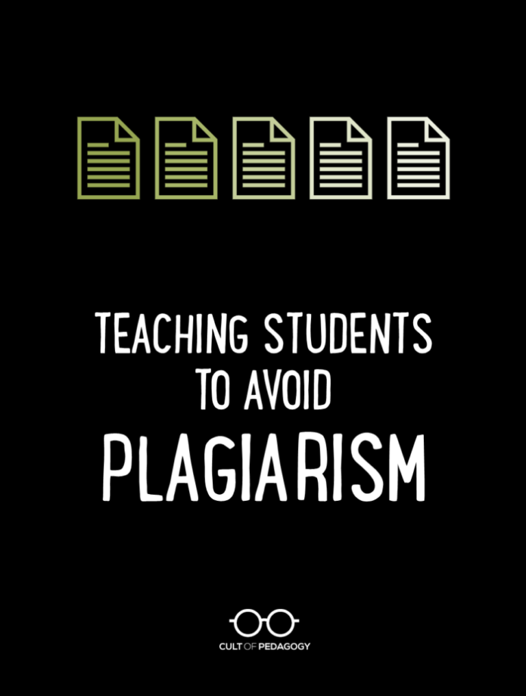 Teachers & Students Can Discourage Plagiarism