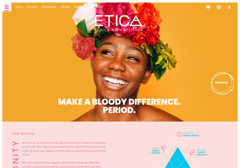 Etica World – Web Design Case Study – it’seeze Website Case Study