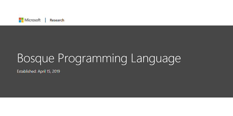 programming language Bosque